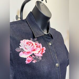 Kate Spade Broome Street Denim Dress size 14 w/ Pockets
